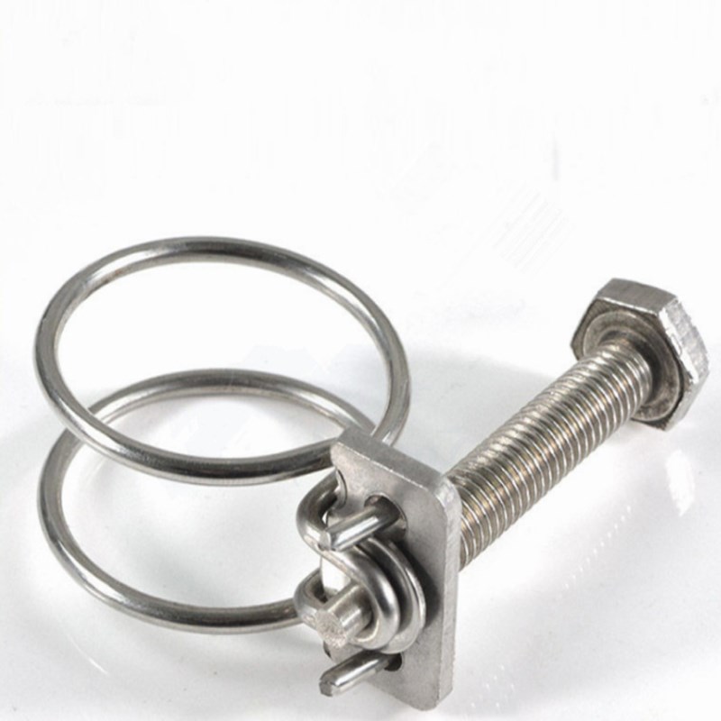 厂家供应加厚高弹钛喉箍钛卡环耐腐蚀抗酸管圆卡箍纯钛质量保证