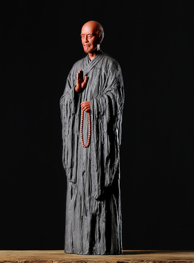 久造中式弘一法师摆件陶瓷人物雕塑家居创意高端会所玄关装饰摆设