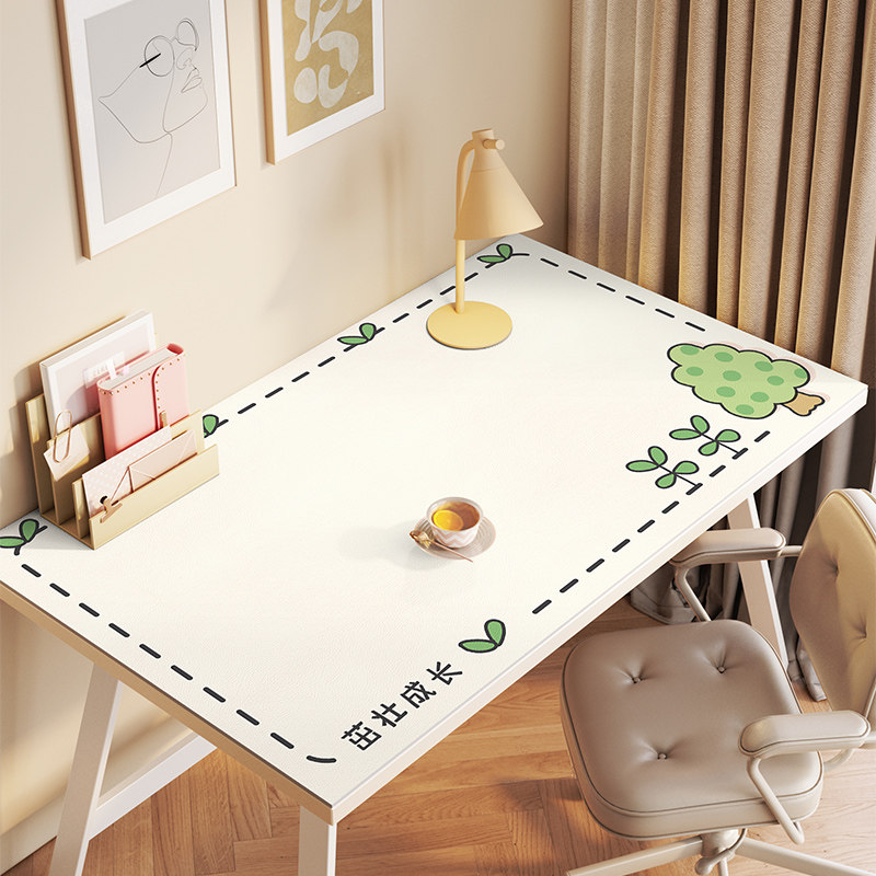 卡通小树书桌垫环保护眼儿童学习桌桌垫pvc皮革小学生写字台桌布,居家布艺,桌布,淘宝优惠券,粉丝福利购,淘宝优惠卷