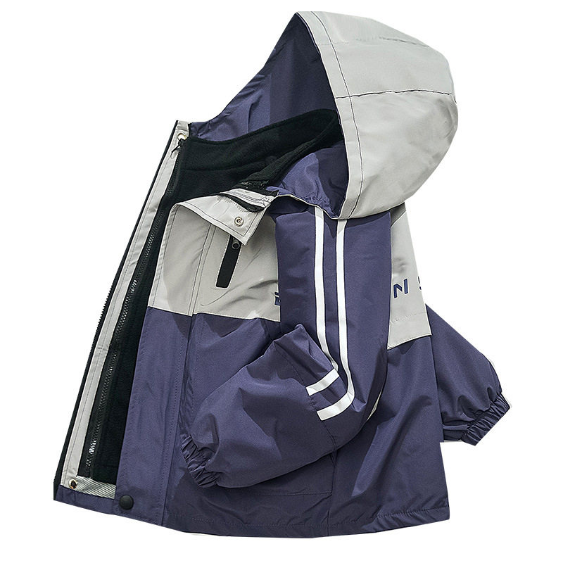 2025新款男童外套冬季儿童冲锋衣三合一可拆卸男孩洋气加绒春,童装/婴儿装/亲子装,儿童冲锋衣,淘宝优惠券,粉丝福利购,淘宝优惠卷