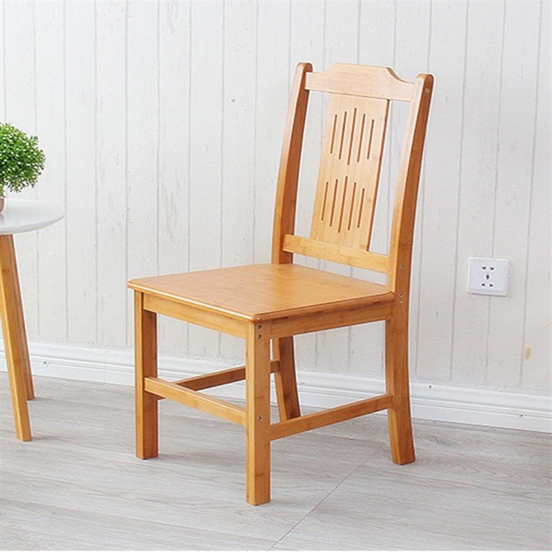 楠竹餐桌椅梳妆凳子儿童靠背椅家用实木方凳圆仿古写字台吃饭凳子