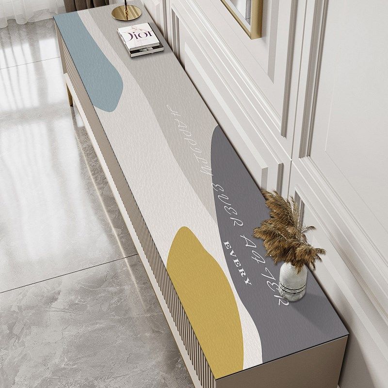 电视柜垫防滑硅胶桌垫长条可裁剪台面保护垫免洗防油防烫防水桌布