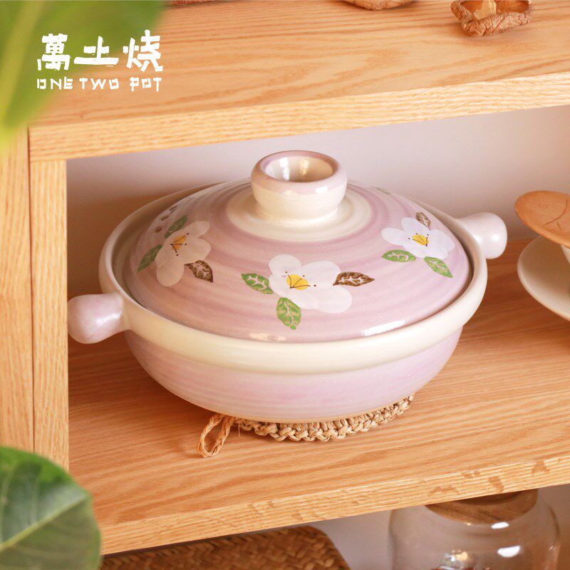 万土烧土锅家用做菜焖锅粗陶土砂锅煲仔饭干锅红烧耐高温沙锅明火
