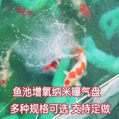 纳米曝气盘增氧盘鱼池增氧鱼缸气泡石纳米气盘海利气泵锦鲤鱼微孔