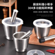 304不锈钢捣碎器家用捣蒜器老式 蒜臼子捣药罐手动研磨压蒜器擂钵