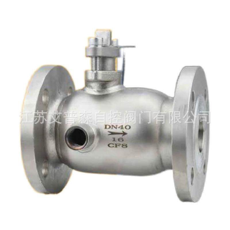 304不锈钢保温法兰球阀BQ41F-16P手动不锈钢一体式保温法兰球阀