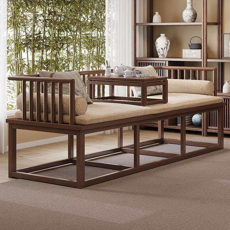 宋代美学实木罗汉床新中式禅意卡座客厅贵妃榻茶室木头双人沙发椅,模玩/动漫/周边/娃圈三坑/桌游,模型制作工具/辅料耗材,淘宝优惠券,粉丝福利购,淘宝优惠卷