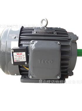 直销台弯原装东元AEVF3-80M-1HP-4P380V三相立式卧式刹车电机马达