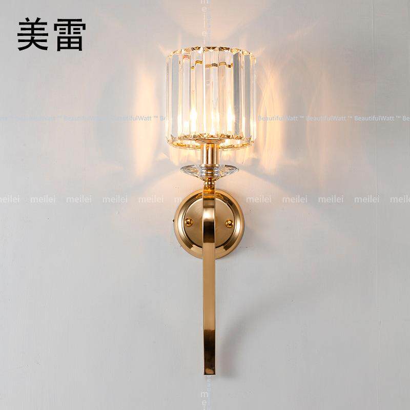 后现代轻奢壁灯个性创意电视墙床头灯酒店过道玄光灯北欧简约灯