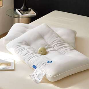 全棉80支大提花山宁泰定型枕护颈枕立体枕成人枕头仪征超细羽丝绒