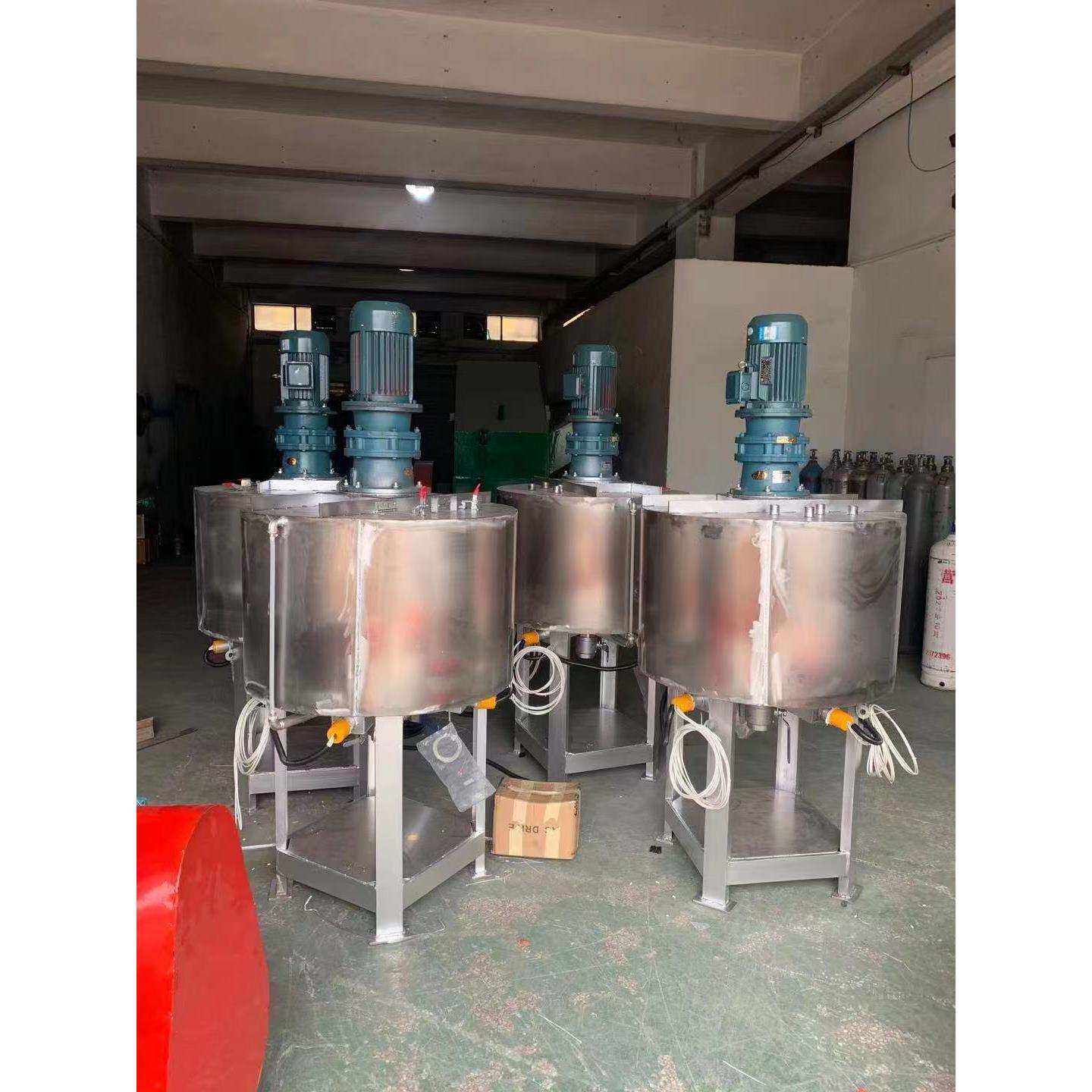 不锈钢镜面液体搅拌罐树脂胶水加热搅拌机水肥液肥搅拌桶厂