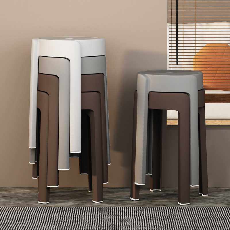 塑料凳子加厚家用大人特厚高结实可叠放现代简约餐桌椅子圆凳板凳,住宅家具,其它凳子,淘宝优惠券,粉丝福利购,淘宝优惠卷