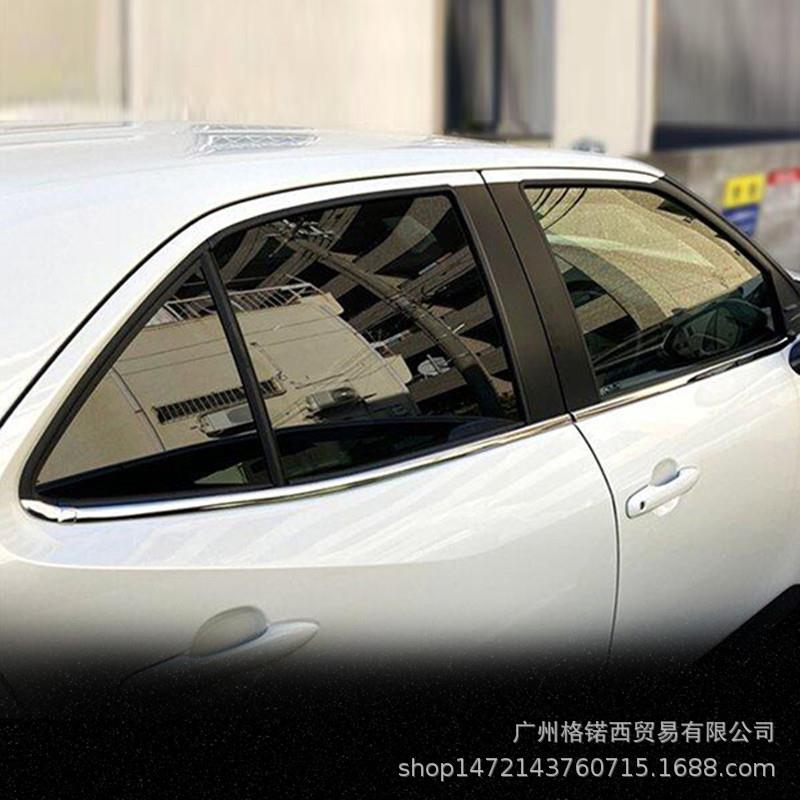 跨境适用20-22款雅力士CORSS车窗饰条改装银色不锈钢车窗亮条专用
