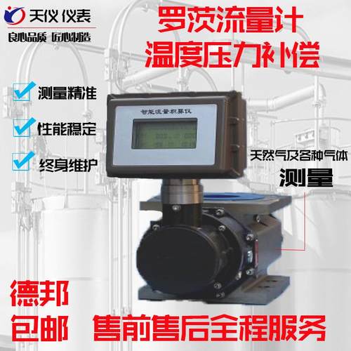 厂家智能气体腰轮（罗茨）流量计天然气丙烷空气氮气工业惰性气体