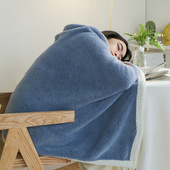 保暖月子披肩斗篷小毛毯 可穿式 舒棉绒午睡毯子 办公室午休盖毯