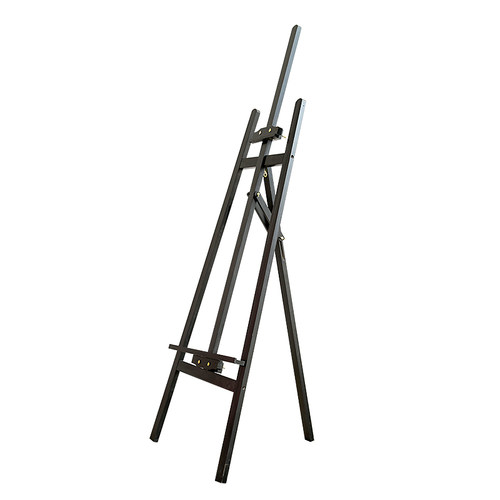 中盛画材 1.65米松木上色黑色烤漆画架 素描广告海报婚庆展示架