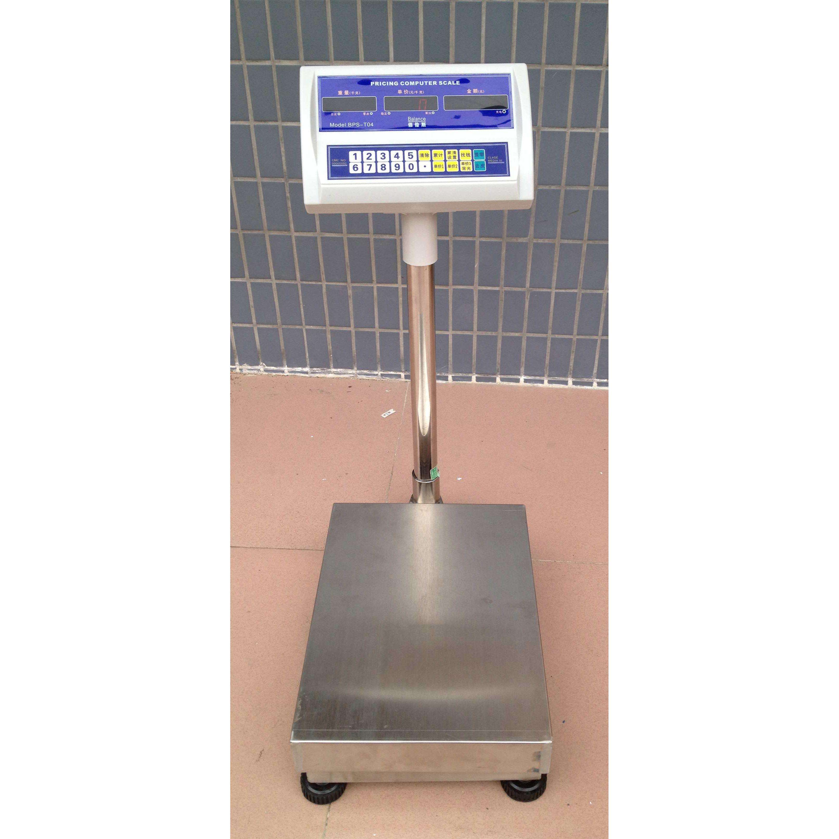 海鲜水产专用防水称佰伦斯不锈钢防水称100公斤200kg300kg
