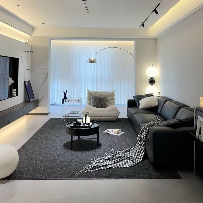 仿剑麻地毯极简黑灰色客厅地垫高端家居深色毯子商用满铺免洗可擦,居家布艺,地毯,淘宝优惠券,粉丝福利购,淘宝优惠卷