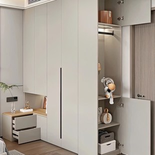 成都全佳喜全屋定制多层实木现代衣柜衣帽间订做简约整体家具卧室