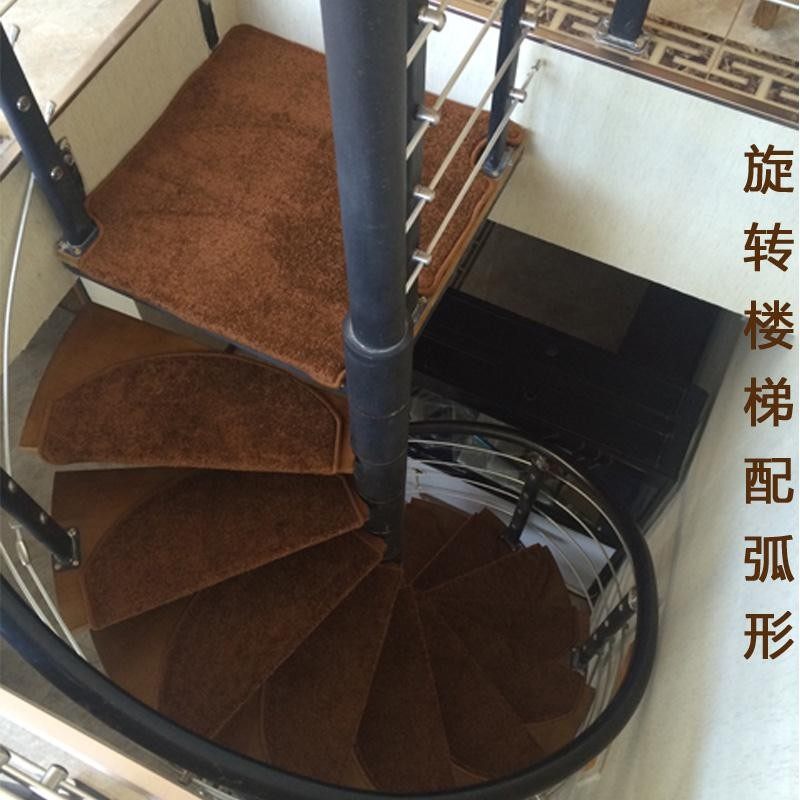 家用实木旋转大理石铁艺钢结构楼梯踏步垫免胶防滑地毯台阶贴满铺,居家布艺,地毯,淘宝优惠券,粉丝福利购,淘宝优惠卷