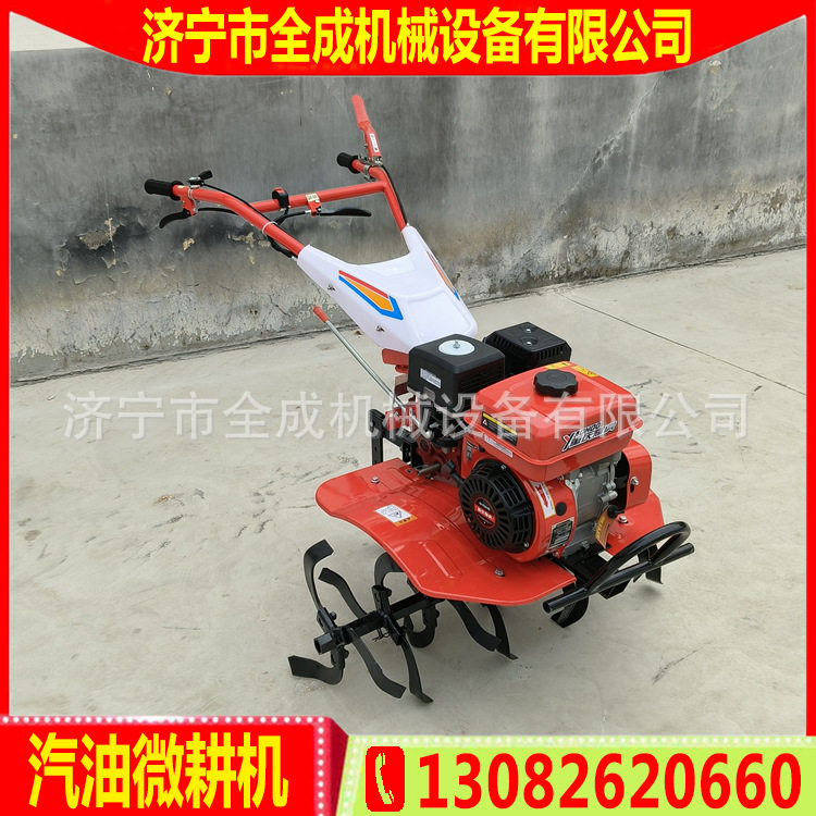 小型手扶汽油柴油微耕机 果园苗圃松土旋耕机 全成微型微耕机厂家