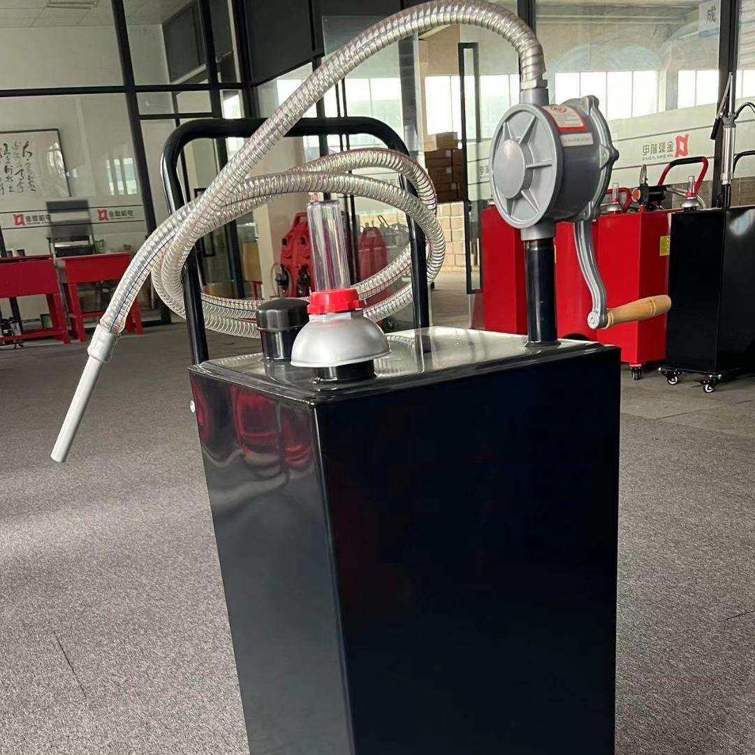 金鼎30加仑手摇加油泵方便简洁可移动式车库房加油桶油箱厂家直销