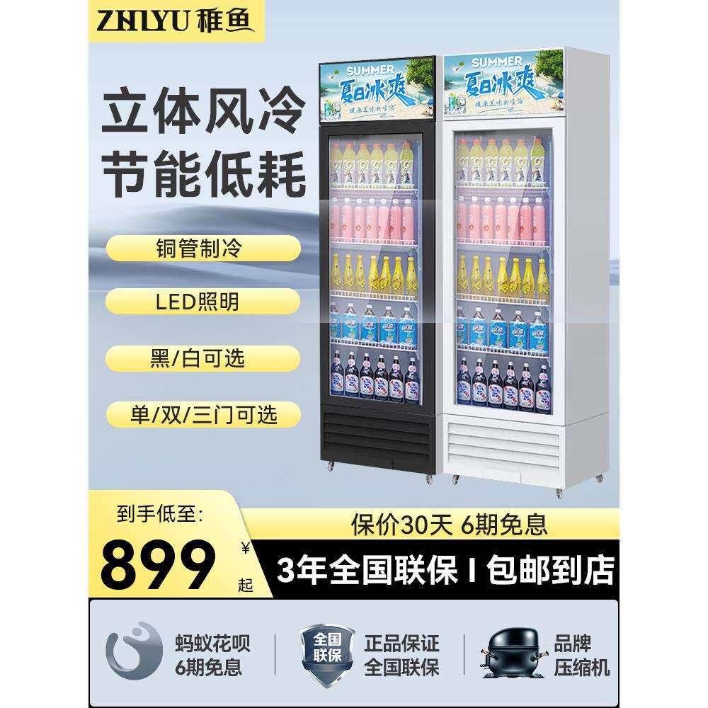 冷藏展示柜饮料啤酒商用单门保鲜立式双开门冰箱三门酒水冷饮冰柜
