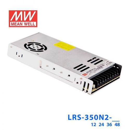 LRS-350N2-12/24/3648明纬29A输出高峰值电源供应器350W单组直流