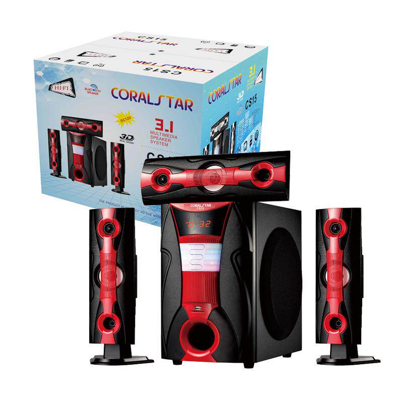 3.1音响多媒体家庭影音系统DJ重低音炮BT音箱Home theater system