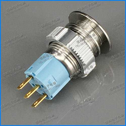 不锈钢按钮开关 M16mm 蘑菇头卡关 自复位/自锁  启动停止开关