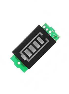 1/2/3/4/6/7/8S锂电池电量表显示器模块 三串LED锂电池组指示灯板