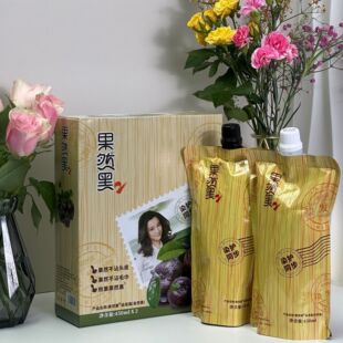 官方正品保证果然黑染发霜自然黑染护同步美发沙龙发廊专用 900ml