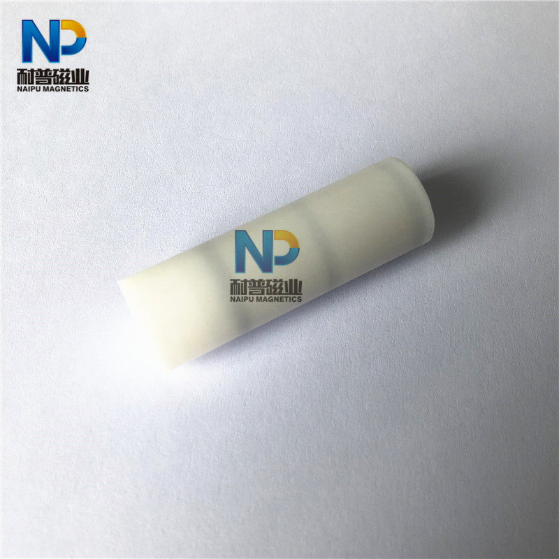 铁氟龙棒聚四乙烯棒耐高温耐酸碱PTFE圆形磁棒6000高斯17mm*52mm