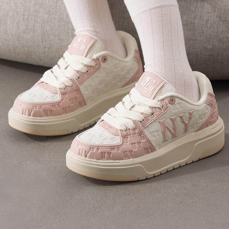 MLB官方正品男鞋女鞋2026春季新款情侣款运动鞋板鞋厚底休闲鞋子