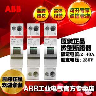 ABB微型断路器配电SN201L-B4空气开关;10096744