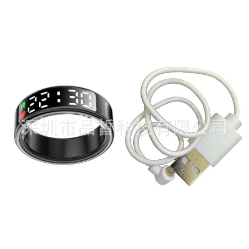 Display smart ring heart rate exercise sleep monitoring
