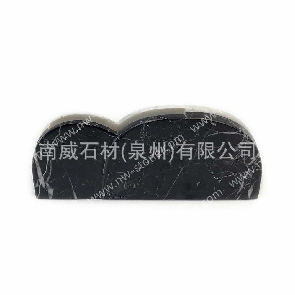 创意天然大理石留言便条夹立式名片夹菜单照片相片价格牌卡片支架