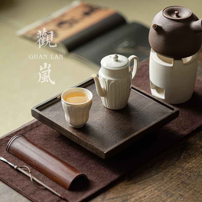 定窑白手工茶壶家用陶瓷泡茶壶单壶大容量带过滤复古功夫茶具