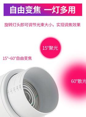 led彩色变灯自动灯色遥控舞蹈室射舞台酒吧氛围灯染色轨道灯明装