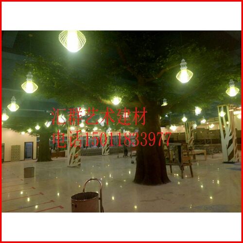 仿真特色水泥树 景观树 室内外假树 大型树 古朴风格 装饰绿植