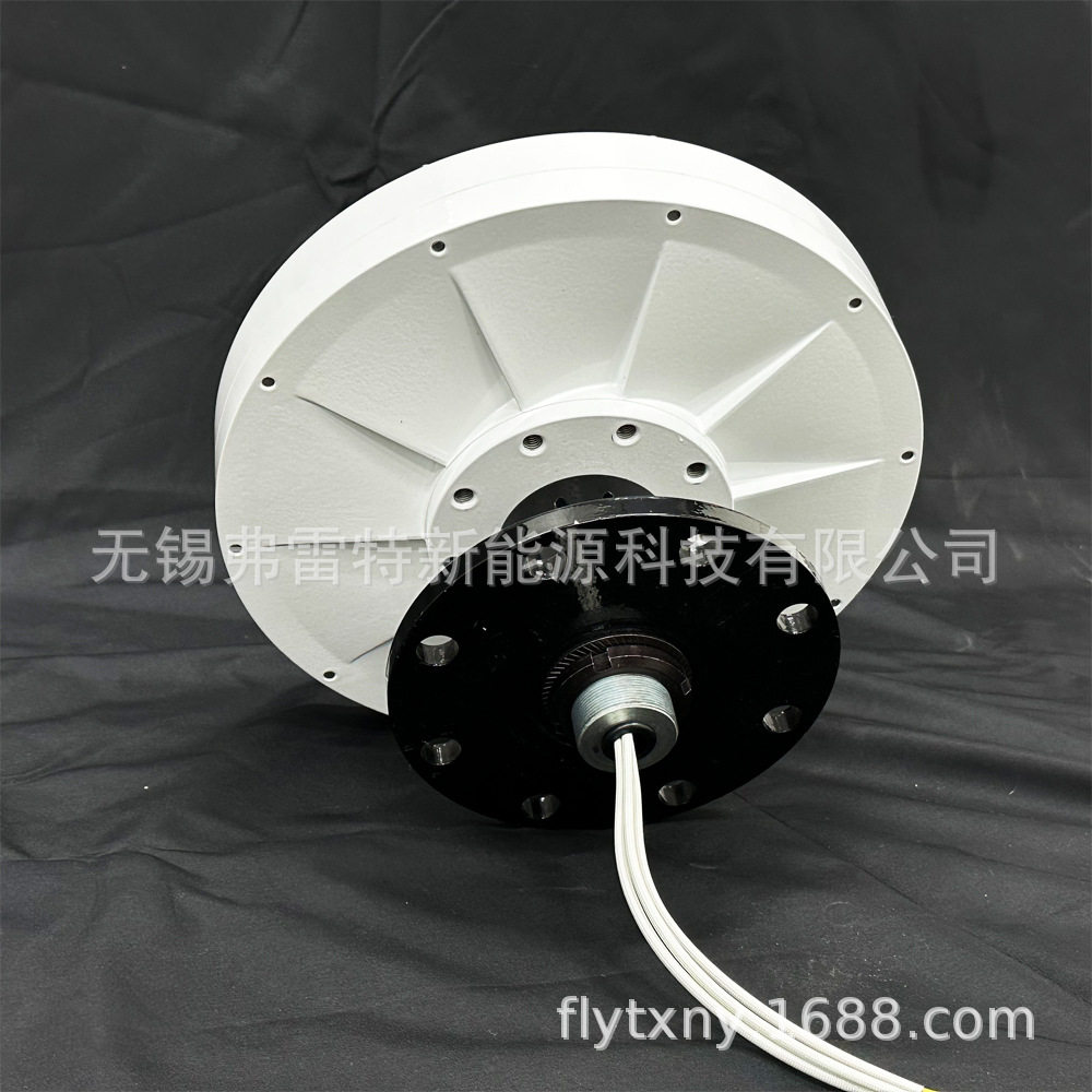 1000瓦350转垂直轴风力发电机专用低转速无铁芯三相交流永磁电机