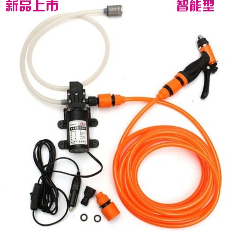 插点烟器洗车机充电式12伏电动水枪车载户外洗车器清洗 高压耐用