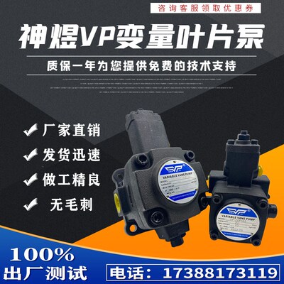 台湾神煜SHENYU叶片泵VP1-20-70 VP-12/15/30/40 VP-20-F/A3油泵