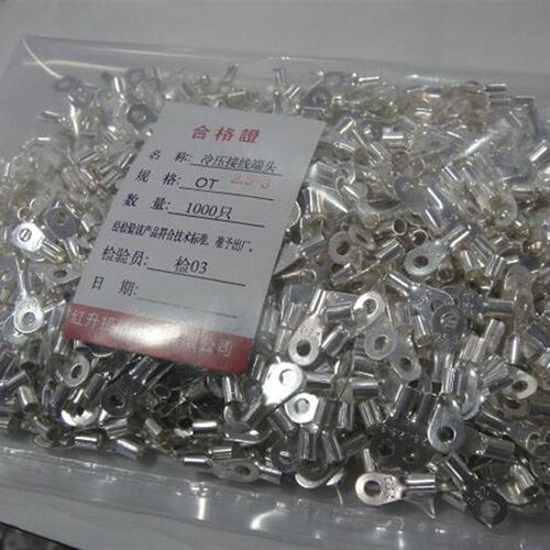 OT2.5-3 1000只/包 黄铜0.6大型 冷压接线端子/圆形裸端头