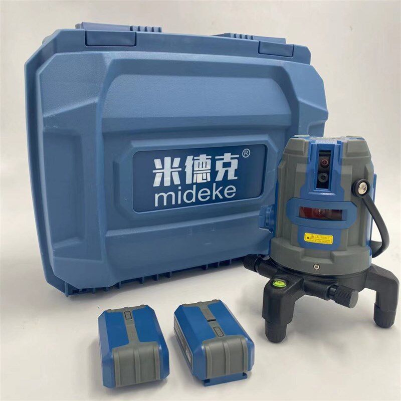 米德克12线3D激光水平仪可打斜线自动安平903D绿光贴墙上水平12线