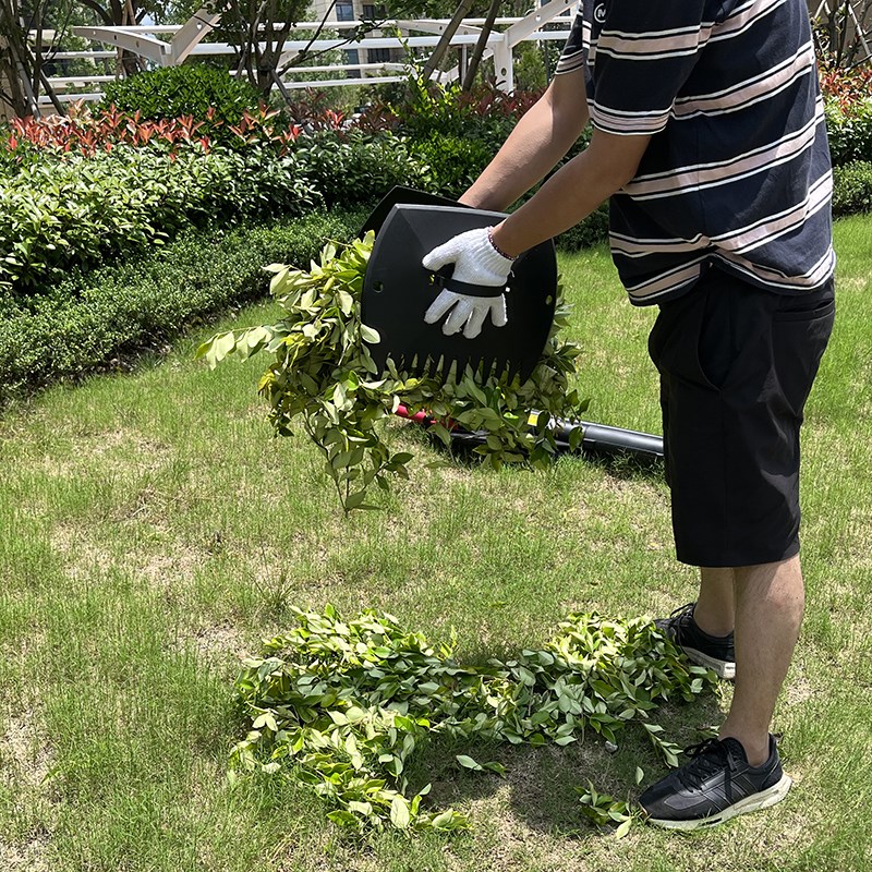 园艺树叶耙户扫夹清外塑植小耙子收集树叶用整理果树花卉种料工具