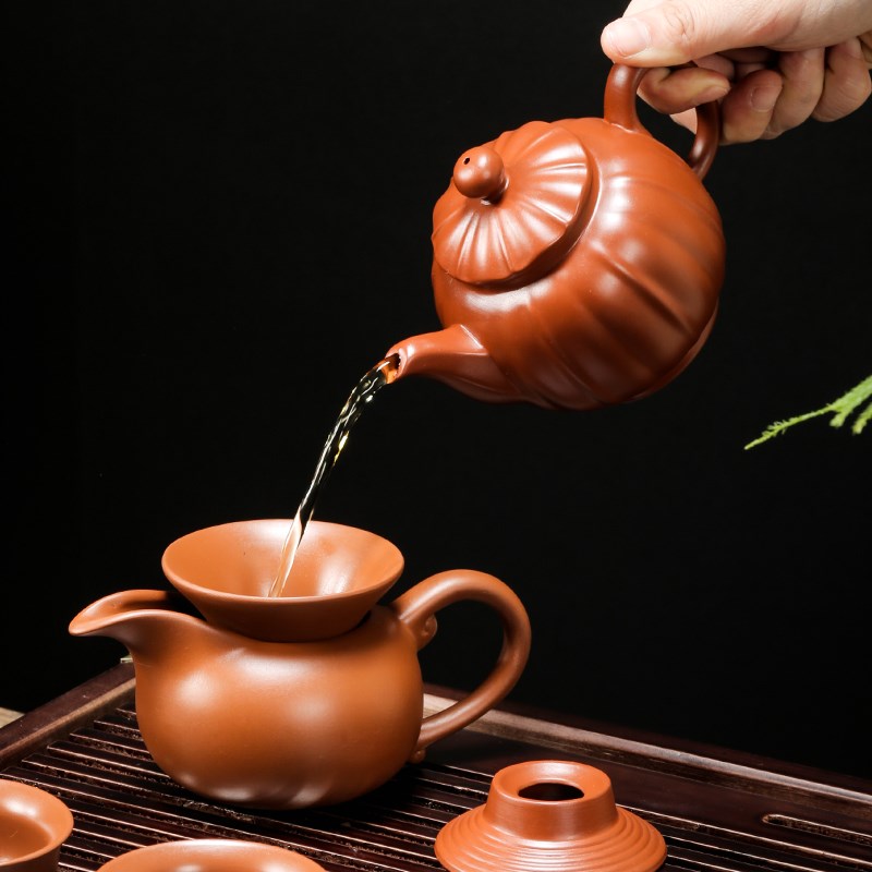紫砂功夫茶具套装家用客厅整套陶瓷茶盘茶壶茶杯高档泡茶喝茶套餐