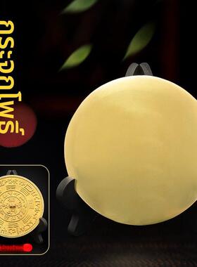 准提镜纯铜摆件铜镜挂件密宗准提佛母咒菩提平面镜照妖镜结婚铜镜