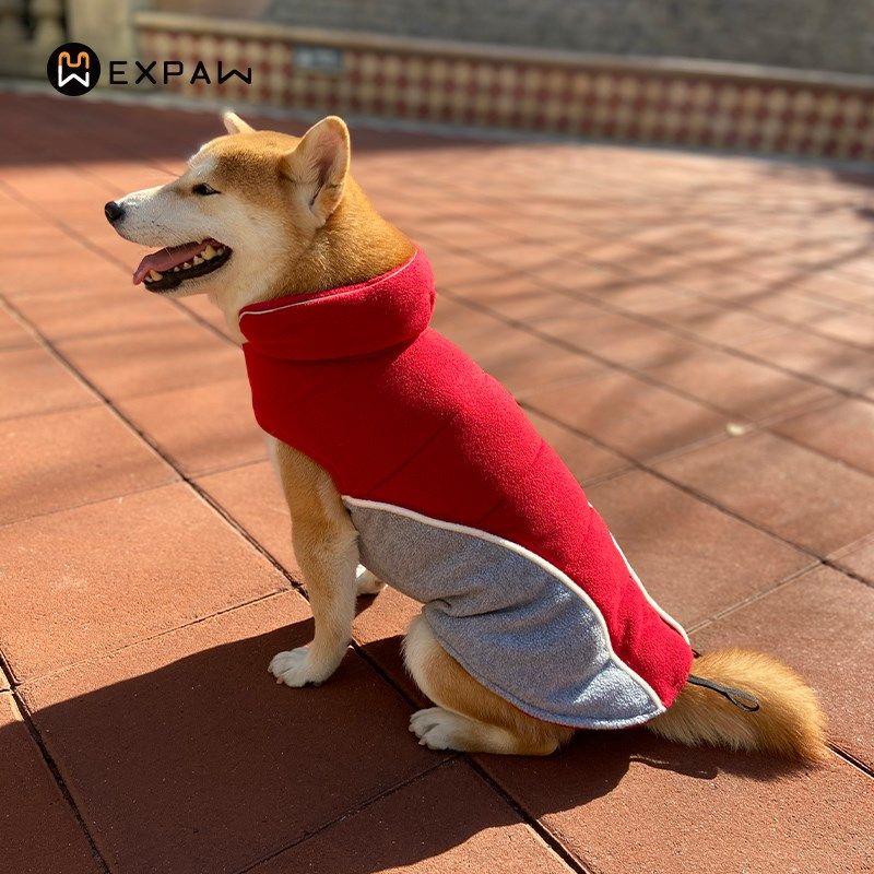 XPAWS 宠物两面棉马甲狗狗冬天保暖穿衣加绒加厚边牧中小型大型犬