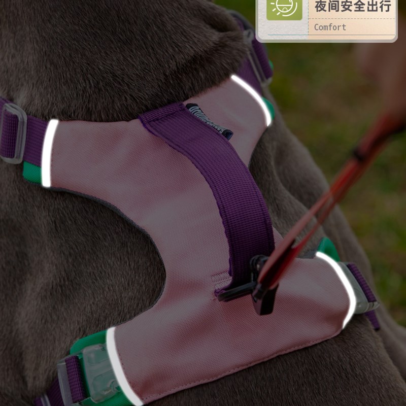 新款提卖狗狗胸抱婴袋防爆冲可热拉狗狗牵引绳胸背式伸缩狗抱婴袋